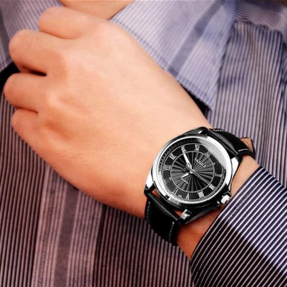 LinTimes Fashion Mens Watch Quartz Analog Business Watch  LinTimes Fashion Mens Watch Quartz Analog Business Watch